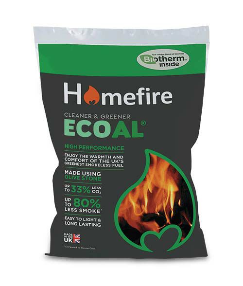 Homefire Ecoal Smokeless Coal 10kg Bag